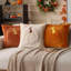 Ensemble de 2 housses de coussins d'automne 18 x 18 citrouille jaune-137793886-137793883