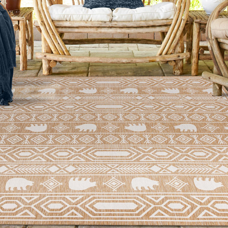 Amasya Marcion Indoor/Outdoor Area Rug, Square 12'