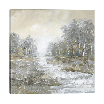 Babbling Brook II by Nan - Wrapped Canvas Painting