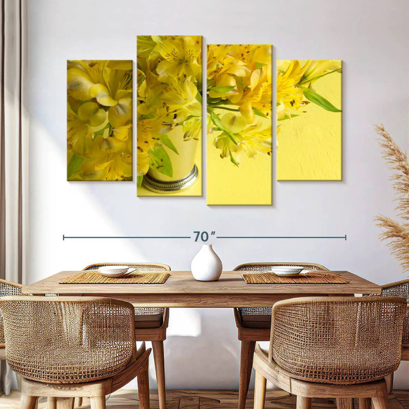 Harnek Yellow Peruvian Lilies