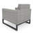 Sameko 2Pc Sunbrella Outdoor Club Chairs-100524669-100524673