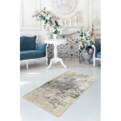 Antibacterial Non-Slip Area Rug, 100% Polyester, 47.2 x 70.9 inches | 0.16 in Pile Height, Machine Washable, Durable Felt Base | Perfect for Living Room, Bedroom, & Dining Room | Soft, Stylish, and Easy to Maintain