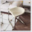 Chaise pliante en acrylique transparent pour la maison et le bureau, conception durable et peu encombrante, solution de siège polyvalente et portable