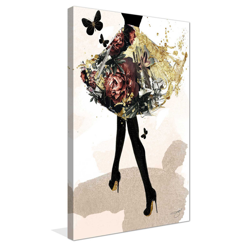 «Walk Away 2» par By Jodi - impression, Toile tendue, H 40 po x l 24 po x P 1,5 po