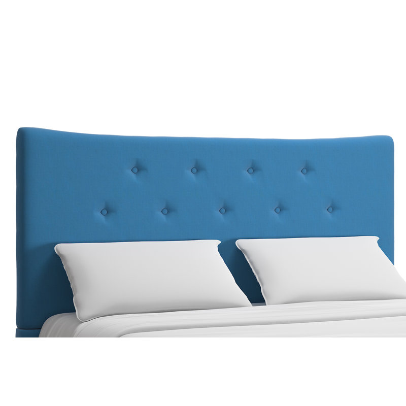 Stearns Upholstered Headboard, Blue, Queen