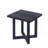 Square Side Table, Black