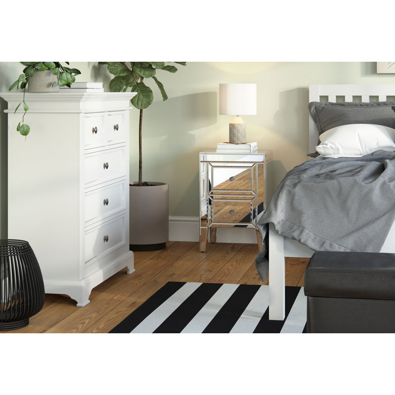 Hayes Bed Frame, Single (3'), White