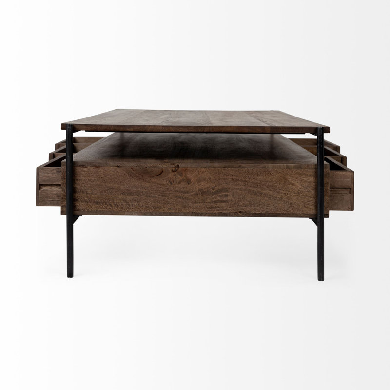 Wytse Solid Wood Top Single Coffee Table