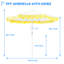 Parasol Adahir 108 avec contrepoids inclus-89744776-78423659