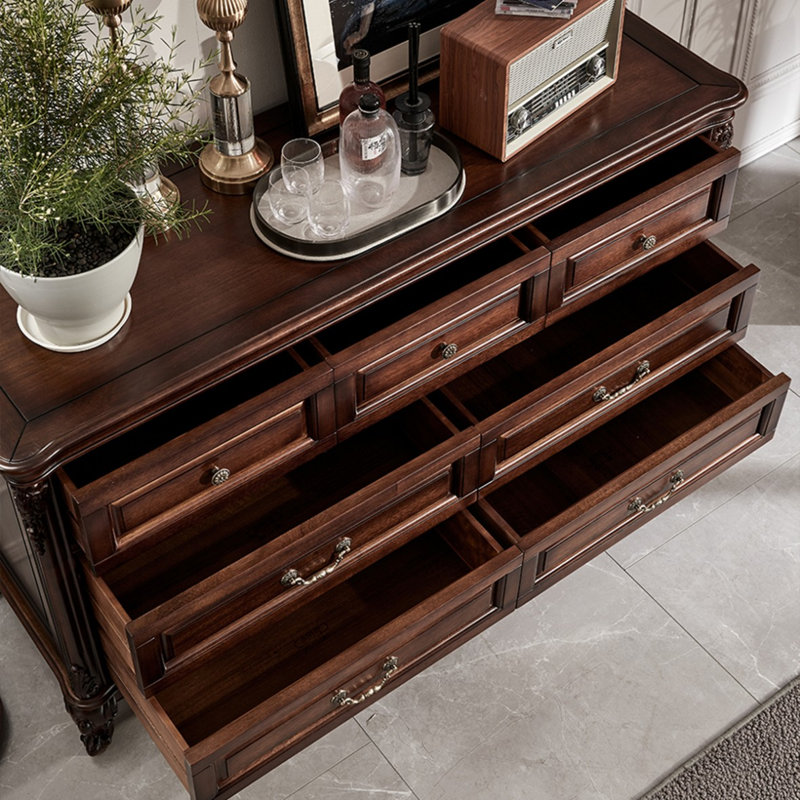 Armoire d'appoint en noyer massif