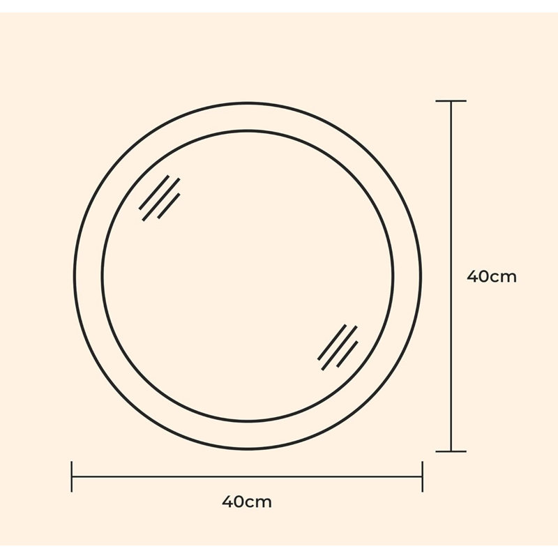 Glass Round Mirror