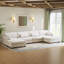 Canapé modulaire en velours côtelé Maelina -107665278-107665273