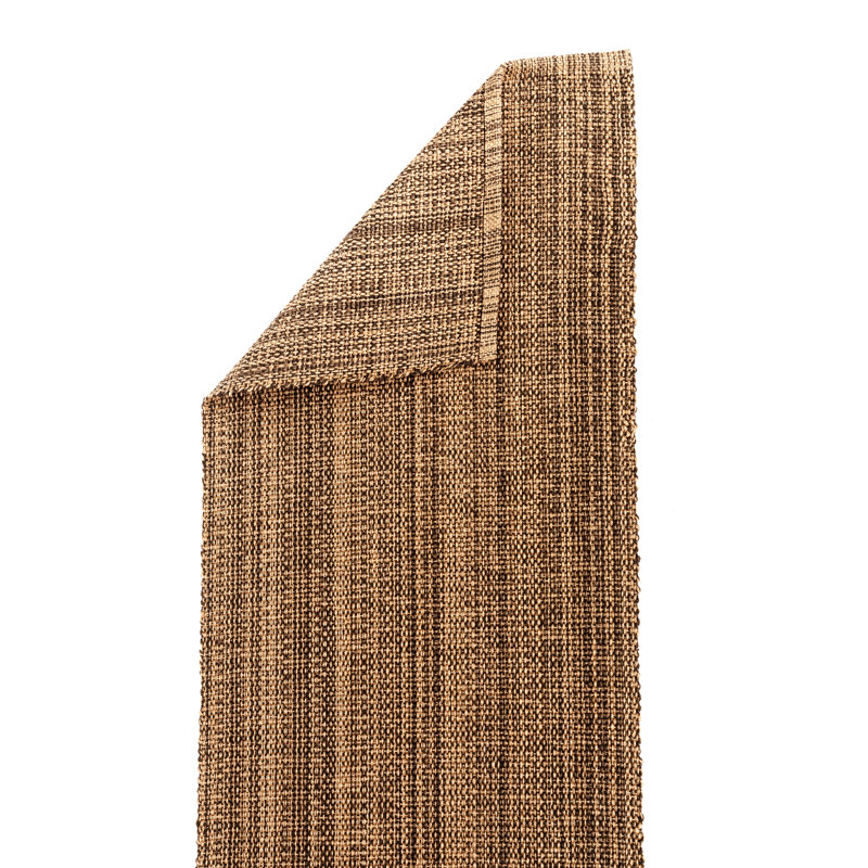 Aaronjacob Cotton Rectangle Table Runnner, Mocha