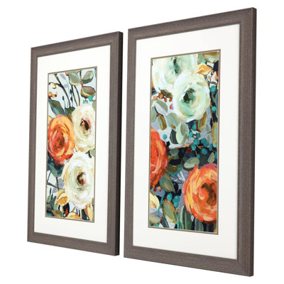 " Floral Warmth S/2 " by Robinson 2 - Pieces