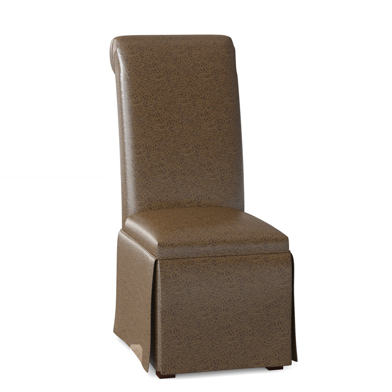 Susanna 20.25'' H Upholstered Side Chair, Black Satin, 8006-071