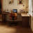 Nut-brown L-Shaped Solid Wood desk-562599252-562599254