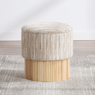 40cm Wide Round Standard Ottoman