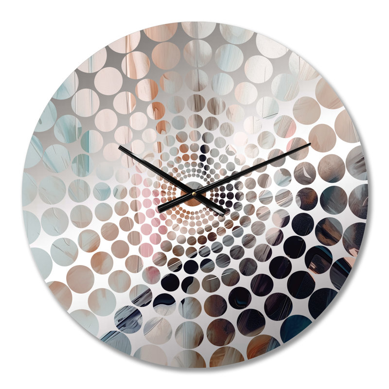 Sehgal - Horloge murale abstraite en marbre, Petit