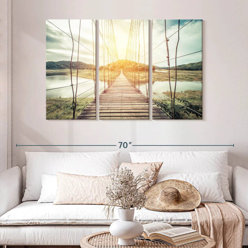 Lilie Rope Bridge, 32" H x 50" W
