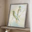 «LoveBirdsPaintingon», reproduction d'art encadrée - Bois massif-789693891
