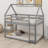 Low Bunk Bed,House Bed With Ladder-915623446