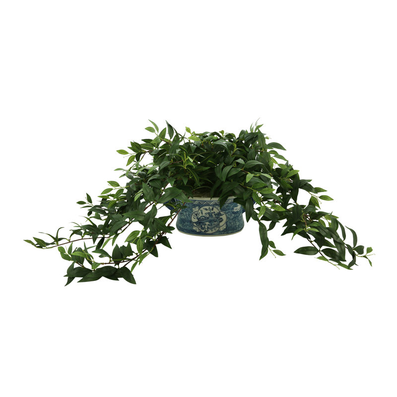 Merrie Faux Ivy Plant in Ceramic Pot