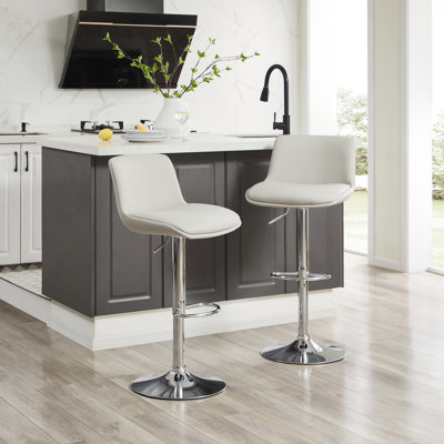 Akinori Swivel Adjustable Height Stool