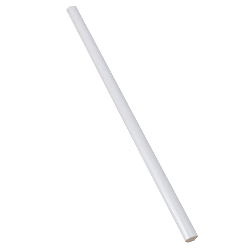 Coastal .5" x 16" Jolly Pencil Glossy Tile Trim, White