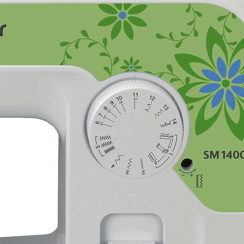 Brother SM1400 Portable White Computerized Sewing Machine