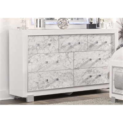 SKYE MARBLE WHITE DRESSER