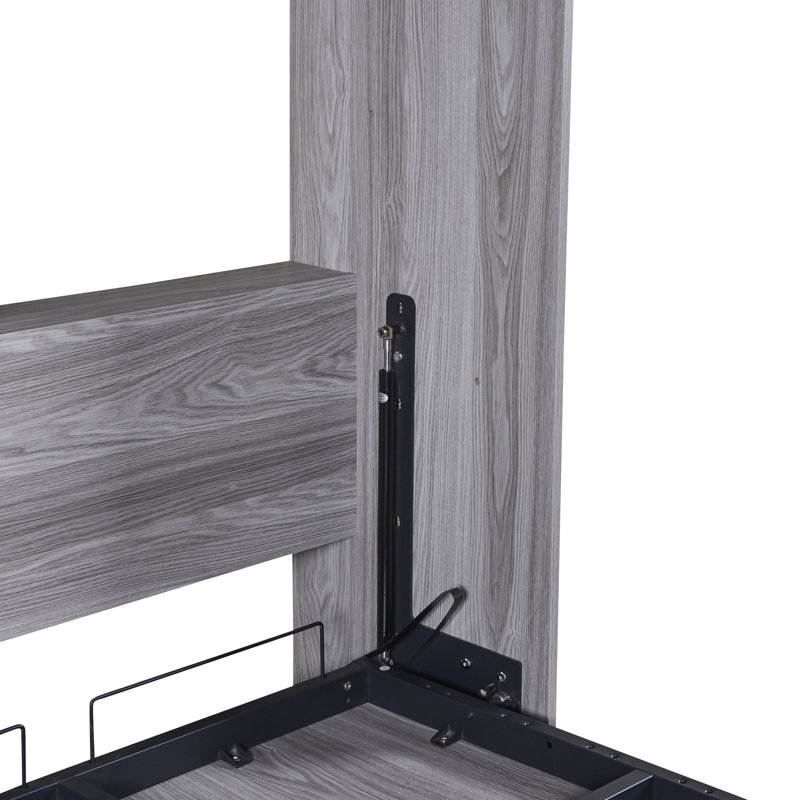 Armoire pour lit simple, gris