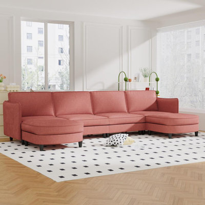 141.5'' Large Size 6 Seater Sofa