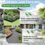 Bordure de jardin en métal pour jardin, cour, allée, sentier, décoration extérieure rustique, bordure de bordure de jardin-126643168