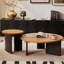 Ensemble de tables basses simples et modernes
