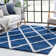 Tapis bleu McShera