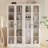 70.9''  Kitchen Pantry Cabinet With Glass Door-18781625