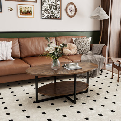 Borough Wharf Oval Coffee Tables With Storage
