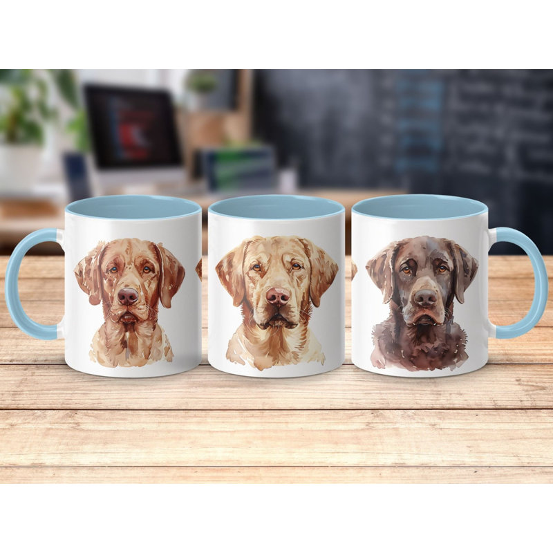 Mug, 3, Light Blue