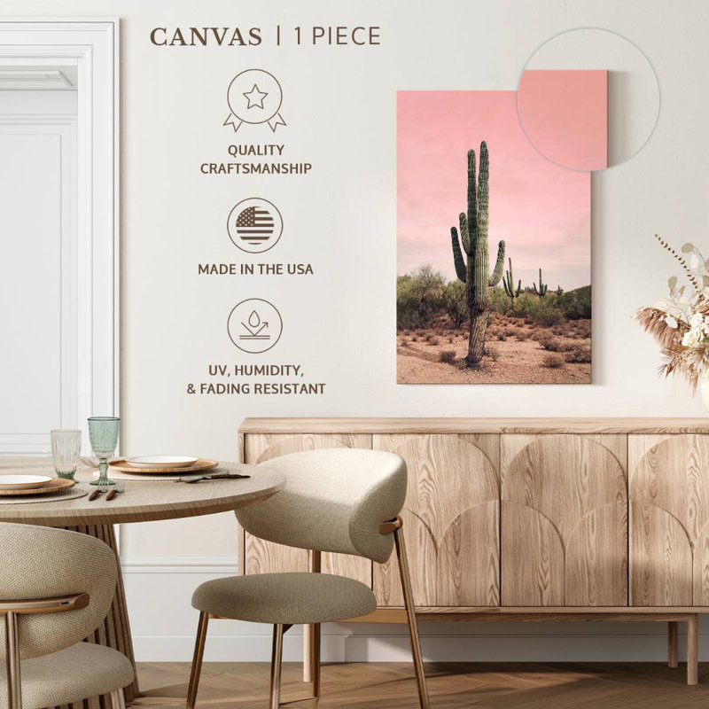 Harnek Desert Cactus Blush, 48" H x 32" W