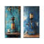 Ensemble de 2 moulins à café Blue VIntage Blue I - Coffee Wall Art-1657661890-1657661891-1657661917