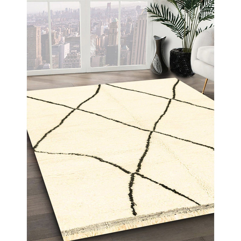 Abstract Indoor Rug, Round 7'