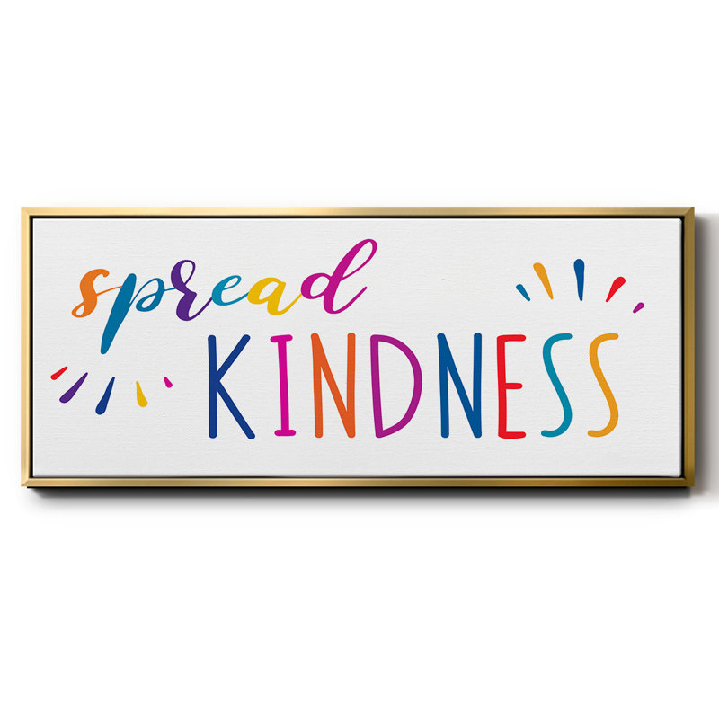 «Rainbow Kindness», toile encadrée, H 24 po x l 60 po