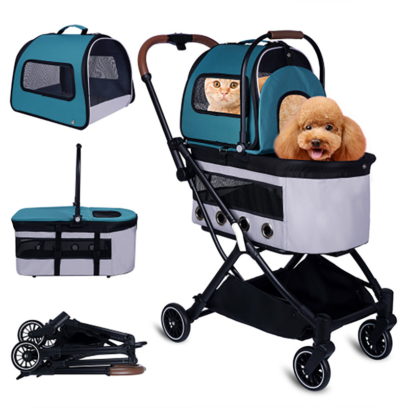 Poussette pliable pour animaux