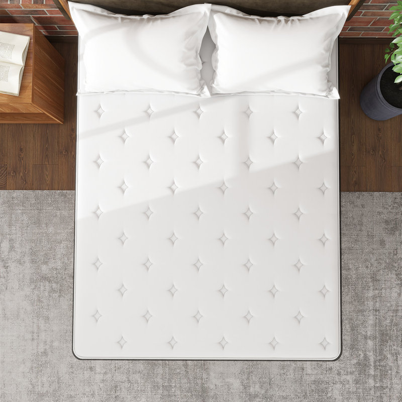 Ringgold 10" Foam and Spring Hybrid Mattress, Medium Firm Feel Durable Support Mattress Bed in a Box, King