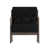 Velours pelucheux noir