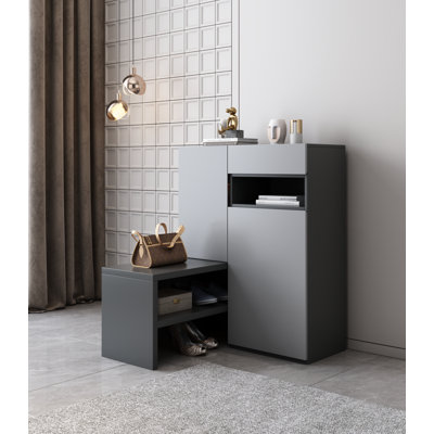 10 Pair Shoe Storage Cabinet