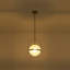 1 - Light Brass Sphere Pendant
