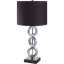 UNE PAIRE DE 3 ANS EN ARGENT 29 "AVEC LAMPE DE SORTIE DE TABLE (2PC / CTN)