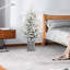 Arbre de Noël floqué petit arbre de fêtes avec base en pot-117479380
