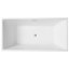 Baignoire de trempage autoportante en acrylique 67 po. X 32 po.-83677356